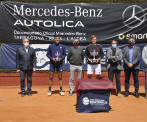Matteo Martineau, campió del Torneig Internacional de Tennis ITF World Tennis Tour Autolica Mercedes Benz del Monterols