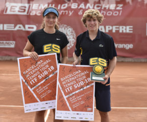 ROGER PASCUAL I BERTA PASSOLA, CAMPIONS DE L’ITF JÚNIOR DE EL PRAT DE LLOBREGAT